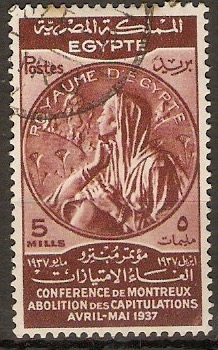 Egypt 1937 5m Montreux Conference series. SG259.